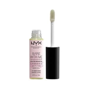 nyx bare with me cannabis sativa lip oil