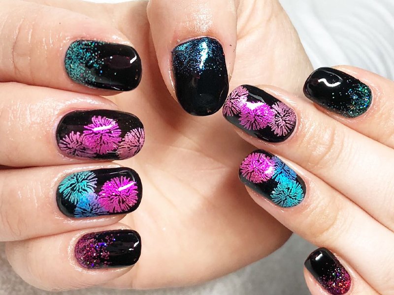 Firework Nail Tips - wide 6