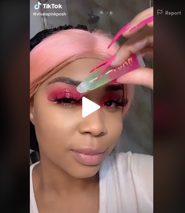 Lip Gloss Tutorials on TikTok