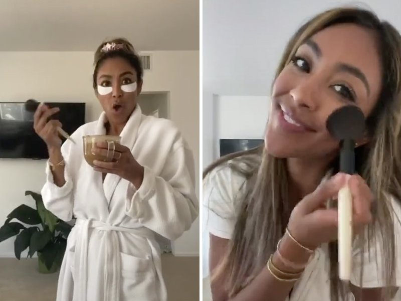 Pass The Brush Tiktok Makeup Challenge Makeup Com