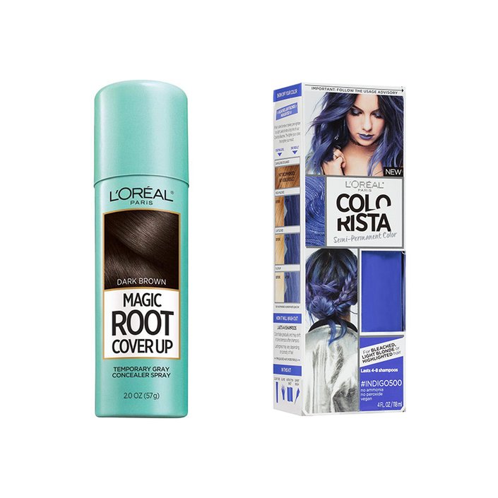 l'oreal paris magic root cover up, l'oreal paris colorista semi permanent hair color