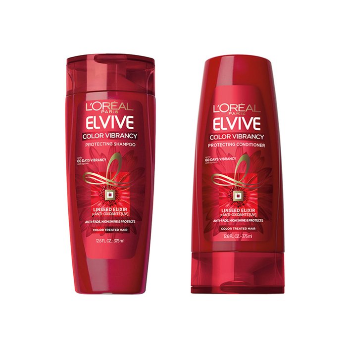 l'oreal paris elvive color vibrancy shampoo and conditioner