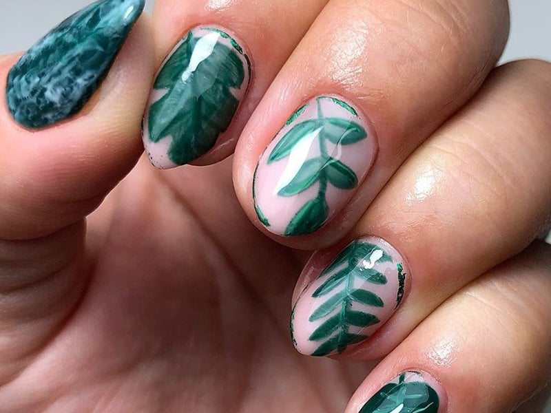 PlantInspired Nail Art