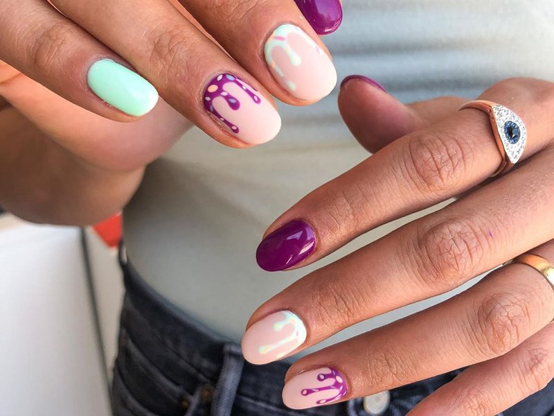 Dripping Ice Cream Nail Art Ideas Makeup Com