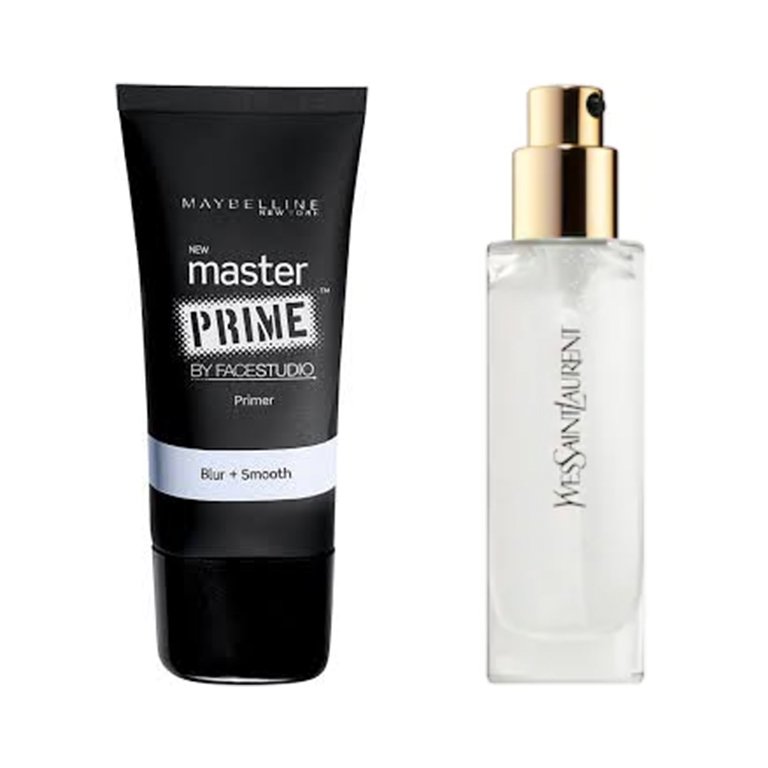 ysl blurring primer, maybelline master prime blur