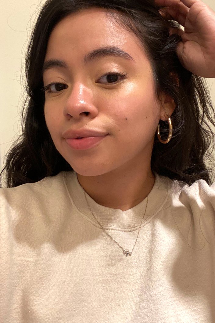 person wearing L’Oréal Paris True Match Eye Cream Concealer