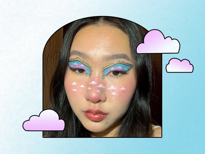 A Framed Mirror Eye Makeup Tutorial