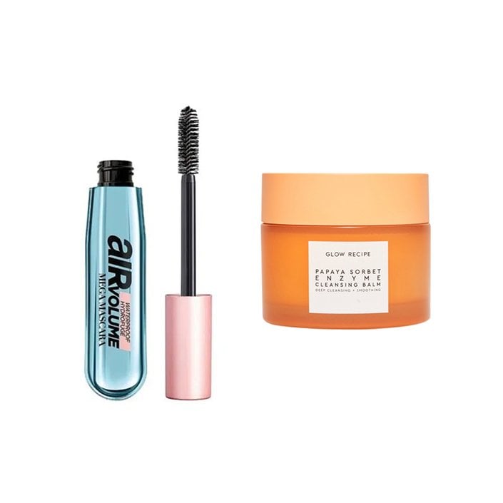 L’Oréal Paris Air Volume Mega Mascara in Waterproof and Glow Recipe Papaya Sorbet Enzyme Cleansing Balm
