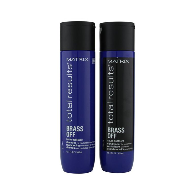 matrix total brass off shampoo and conditioner