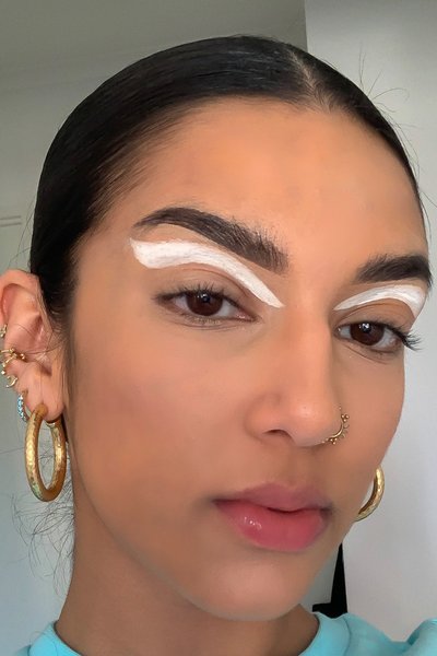 rainbow plaid eyeliner tutorial