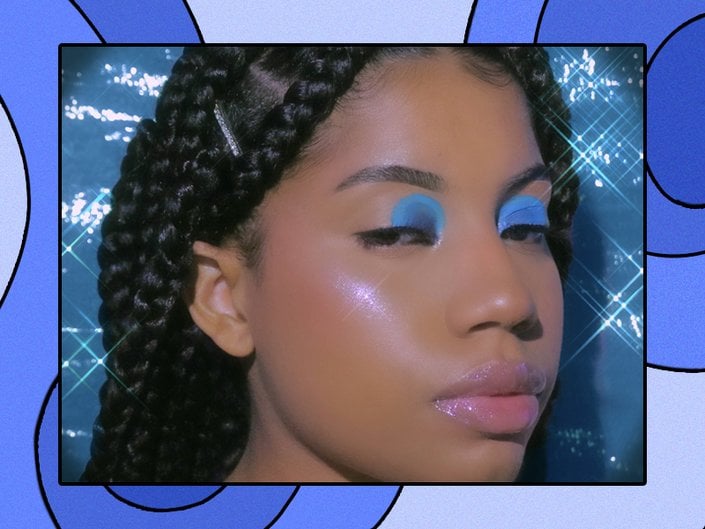 vinyl record eyeshadow tutorial