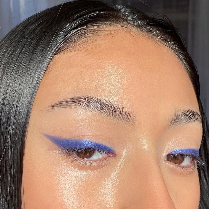 We’re Obsessed With Pastel Blue Shadow — And You Should Be Too