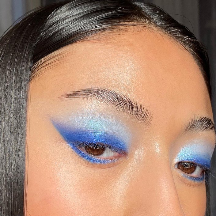 We’re Obsessed With Pastel Blue Shadow — And You Should Be Too