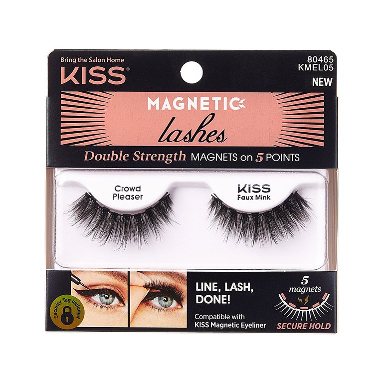 Kiss Faux Mink Magnetic Lashes in Crowd Pleaser