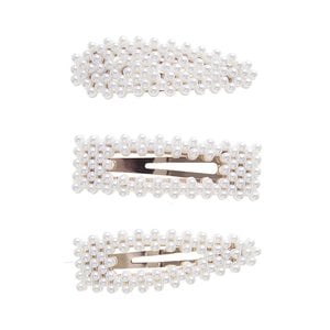 Riviera Mixed Pearl Clip Set