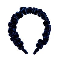 Scunci Navy Velvet Headband