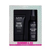 NYX Professional Makeup Diamonds & Ice, Please Primer and Setting Spray Gift Set