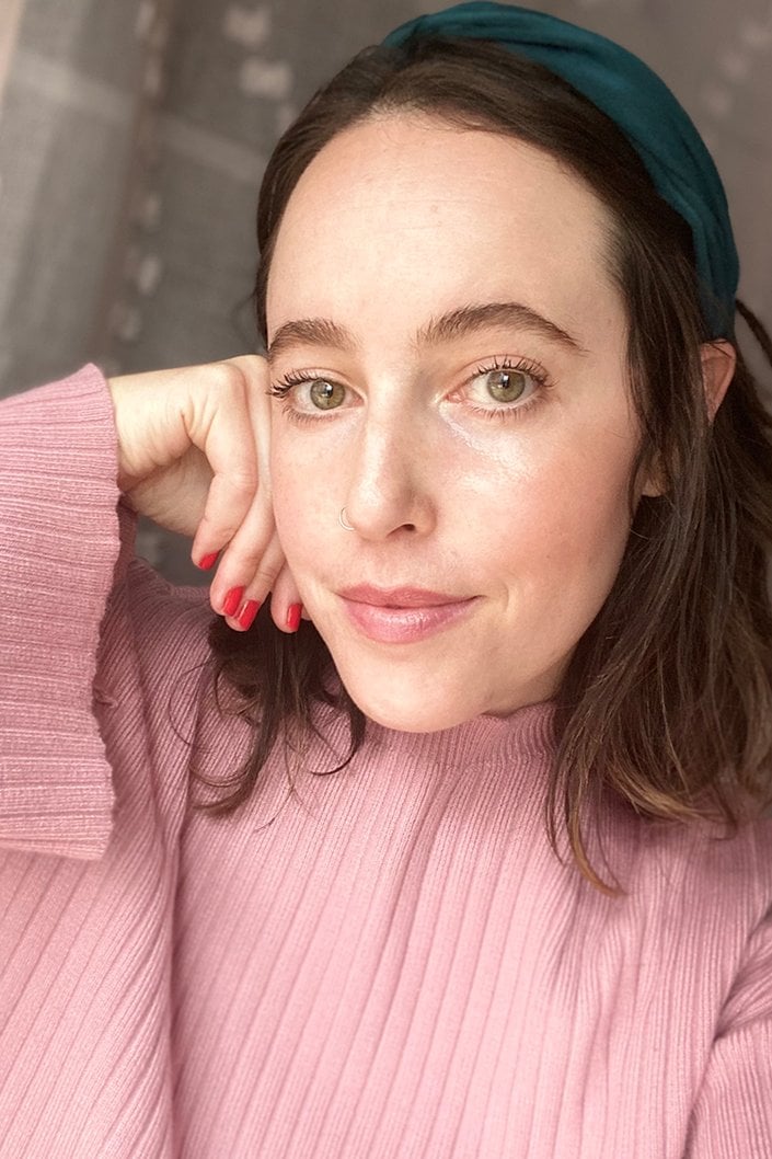 person wearing Lancôme Lash Idôle Mascara