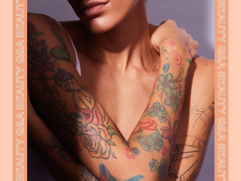How to Cover Up Tattoos with Makeup 