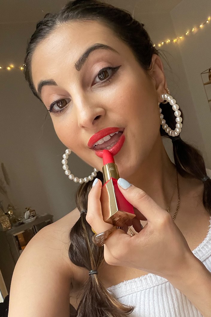 rosso valentino lipstick in fierce orange