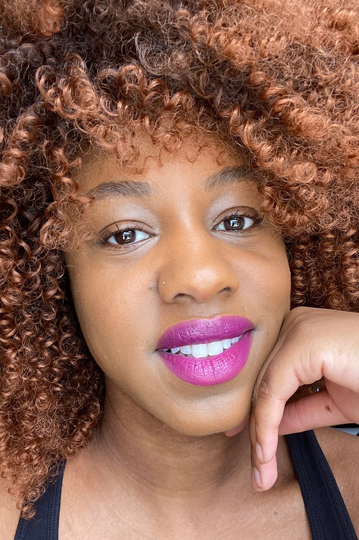 rosso valentino lipstick in unconventional babe