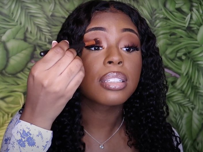 Glam Girl Makeup Brown Skin Tone