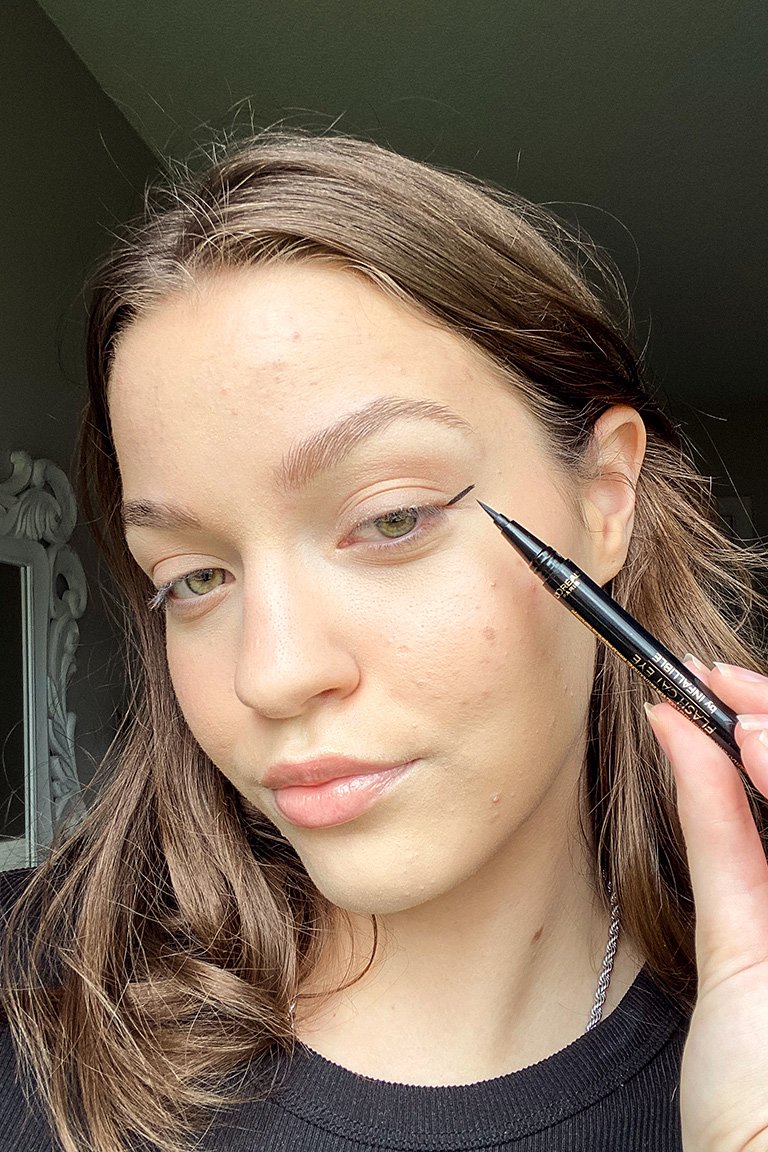 Cat eye for store hooded eyes