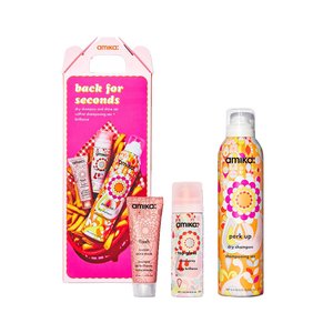 amika dry shampoo + shine set