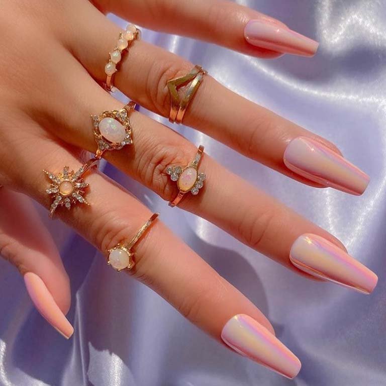 100 + Styles for Coffin Shaped Nails to Rock This Summer
