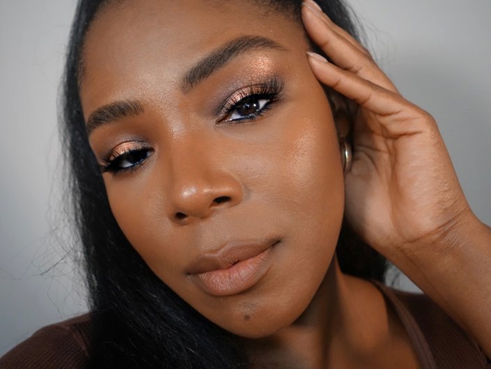 A Copper Smoky Eye Tutorial For