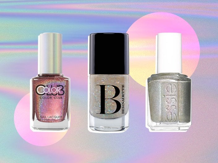 holographic nail polish bottles