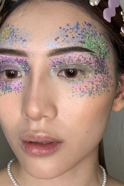 pointillism makeup tutorial