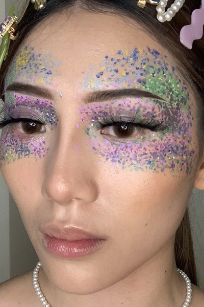pointillism makeup tutorial