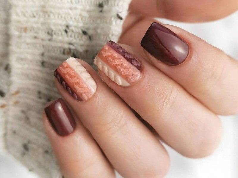 How to Create Knit Textured Nail Art - wide 11