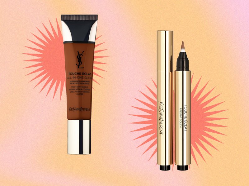 ysl touche eclat all in one glow tinted moisturizer and ysl touche eclat radiant touch concealer