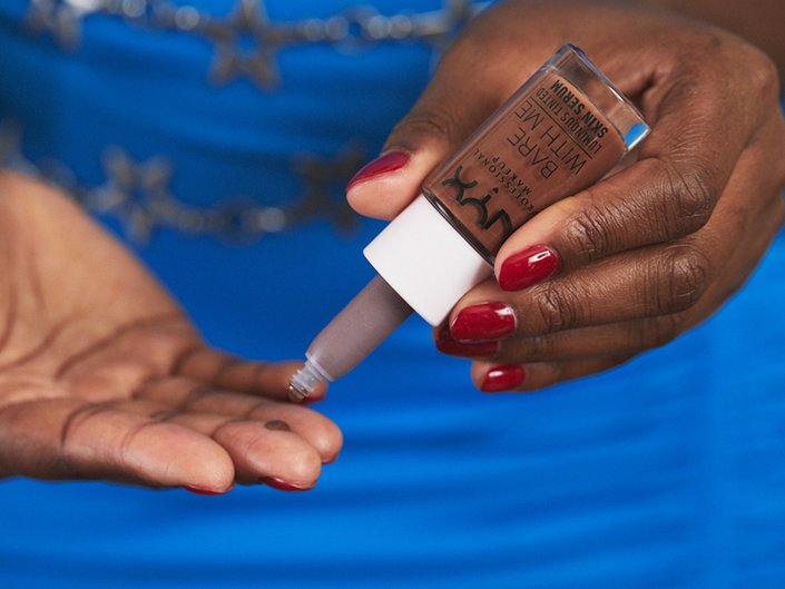 nyx bare with me tinted skin serum