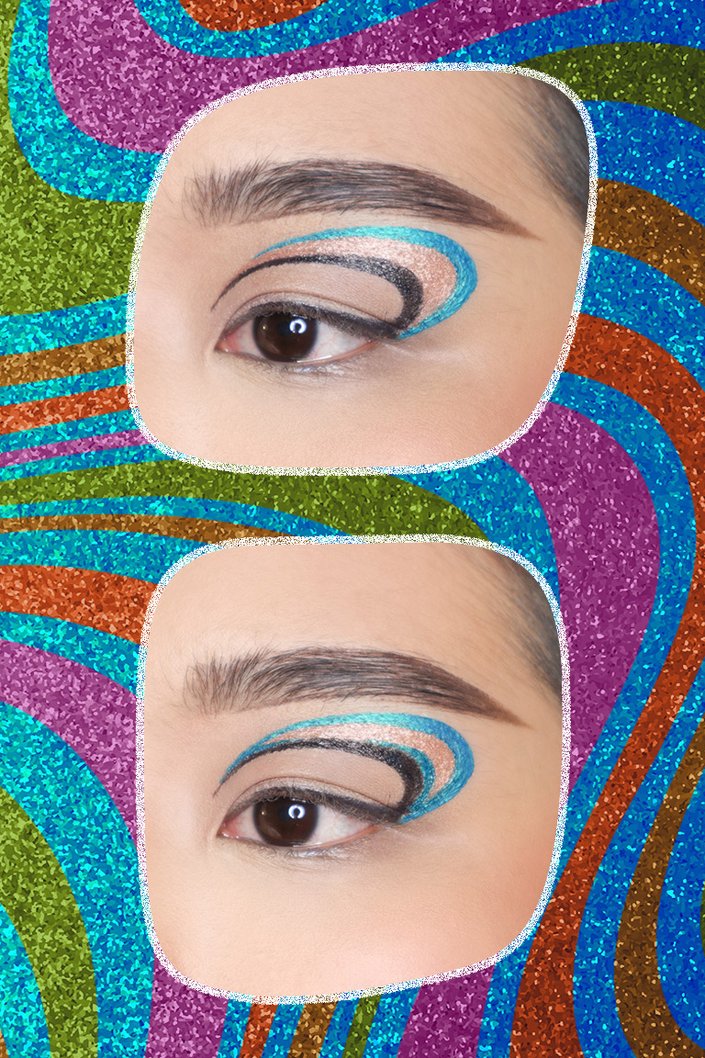 A Metallic Eyeliner Look for Your Next Party