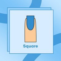 square nail shape
