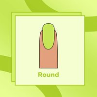 round nail shape