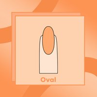 oval nail shape