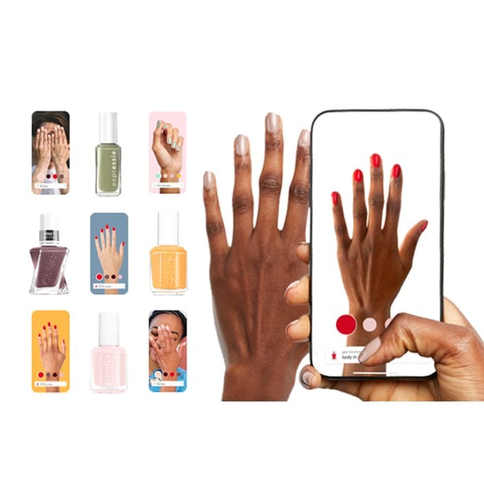 essie on hand virtual try on