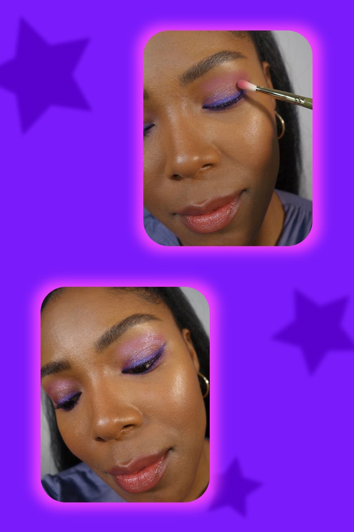 colorful smoky eye makeup