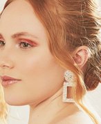 person with wedding makeup