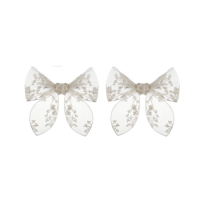 willbond lace hair bow clips
