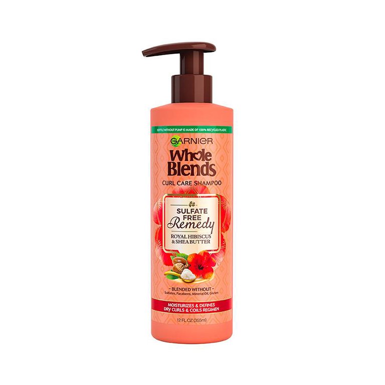 Garnier Whole Blends Sulfate Free Remedy Royal Hibiscus and Shea Butter Shampoo