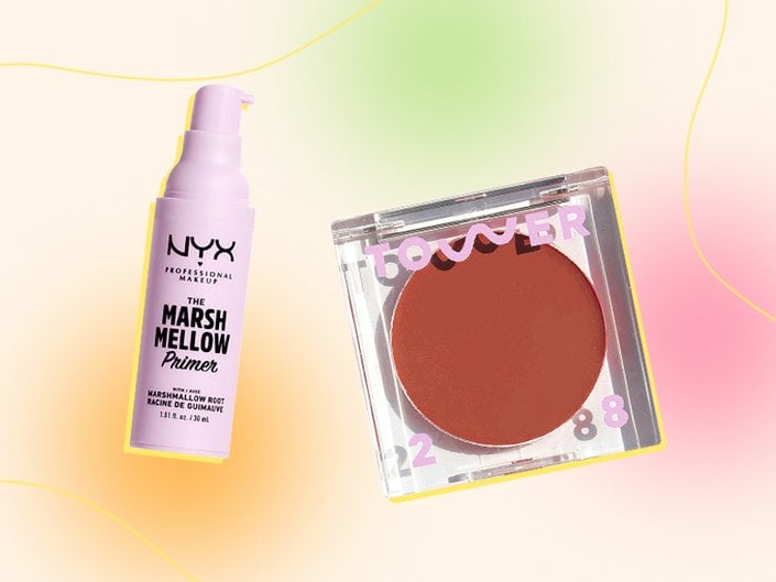 nyx professional makeup the marshmellow smoothing primer and tower 28 beachplease luminous tinted balm