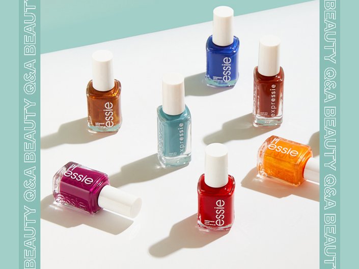 essie nail polish in various shades