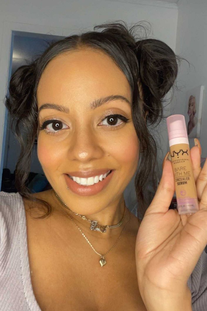 nyx bare with me concealer serum in tan