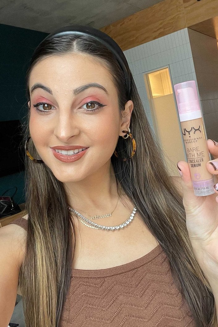 nyx bare with me concealer serum in medium