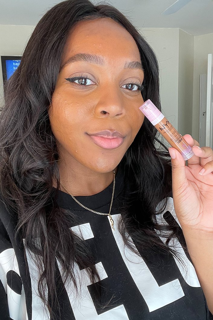 nyx bare with me concealer serum in deep golden
